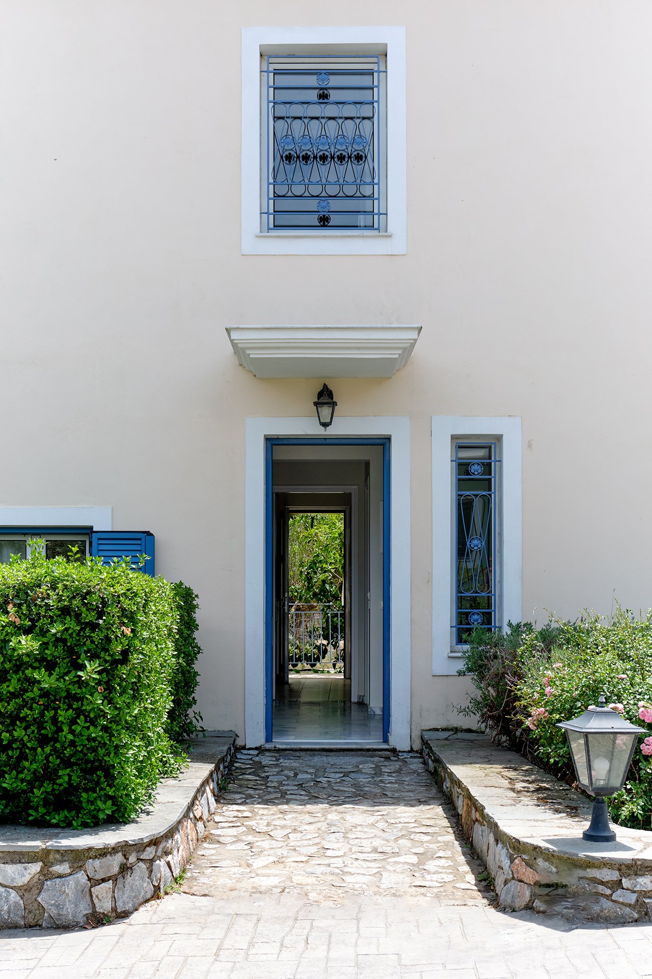 Lesvos Villas facade and door image view