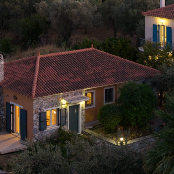 lesvos villas night photo